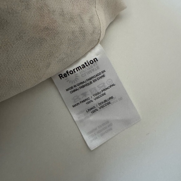 NEW Reformation Fable Dress Lima Print Size S B3004 - Picture 8 of 8